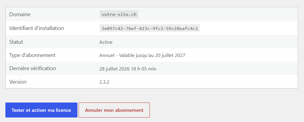 Mise en pause de l'abonnement depuis l'espace client Pay4All